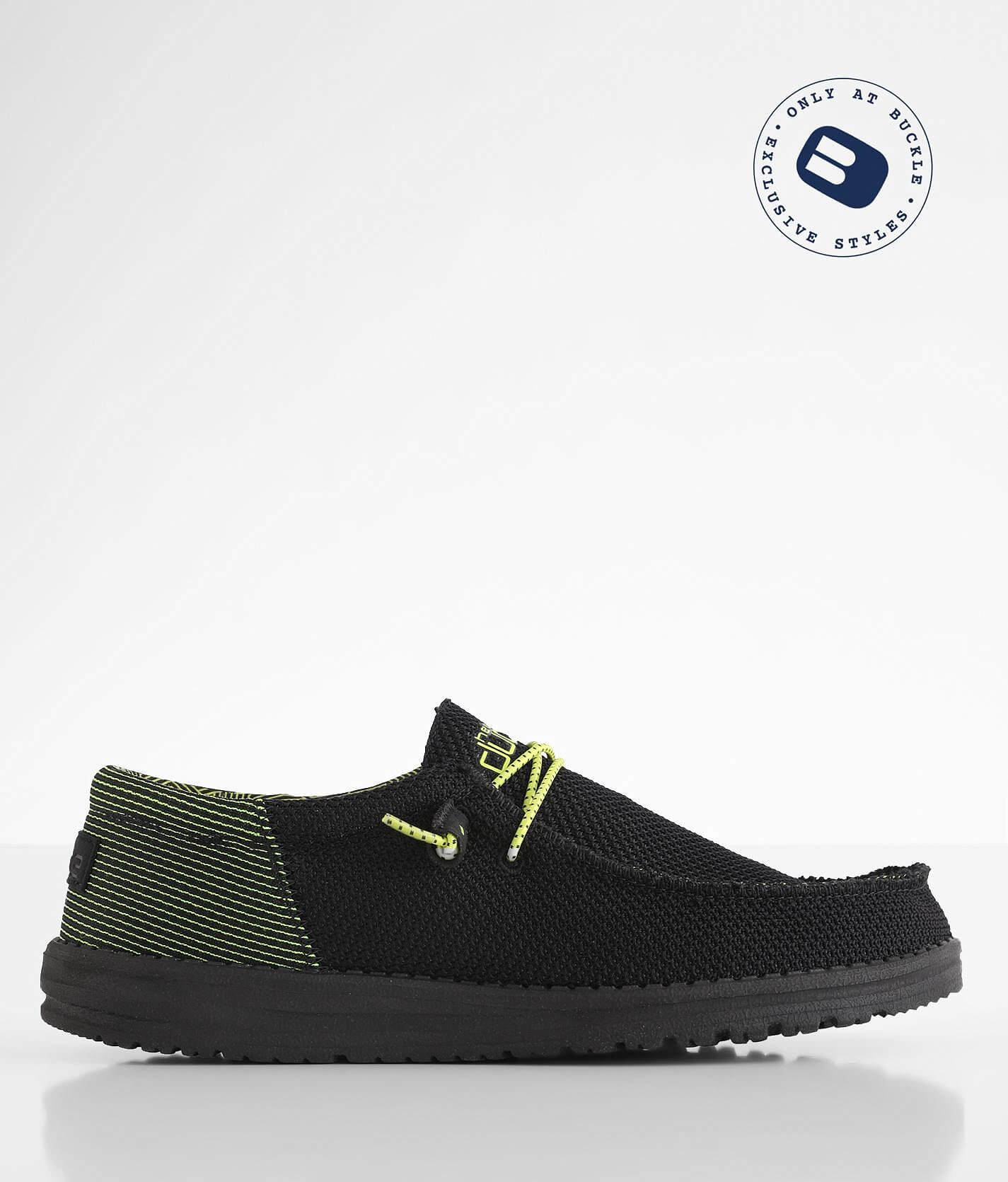 shoです Wally Stretch Sox Black Slip On Shoes | HEYDUDE – HEYDUDE shoes