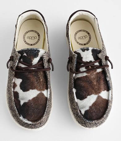 HEYDUDE Hey Dude Wendy Cow Print Shoe MISC_DETAIL_3