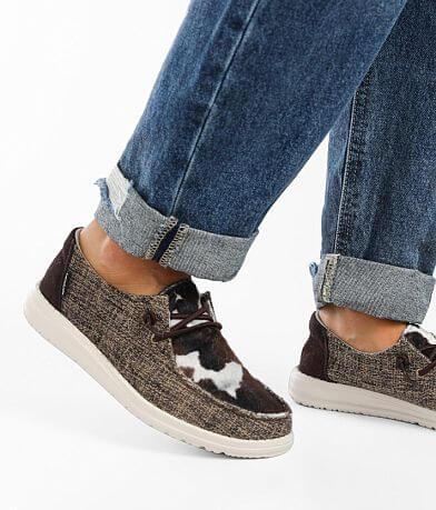 HEYDUDE Hey Dude Wendy Cow Print Shoe MISC_DETAIL_4