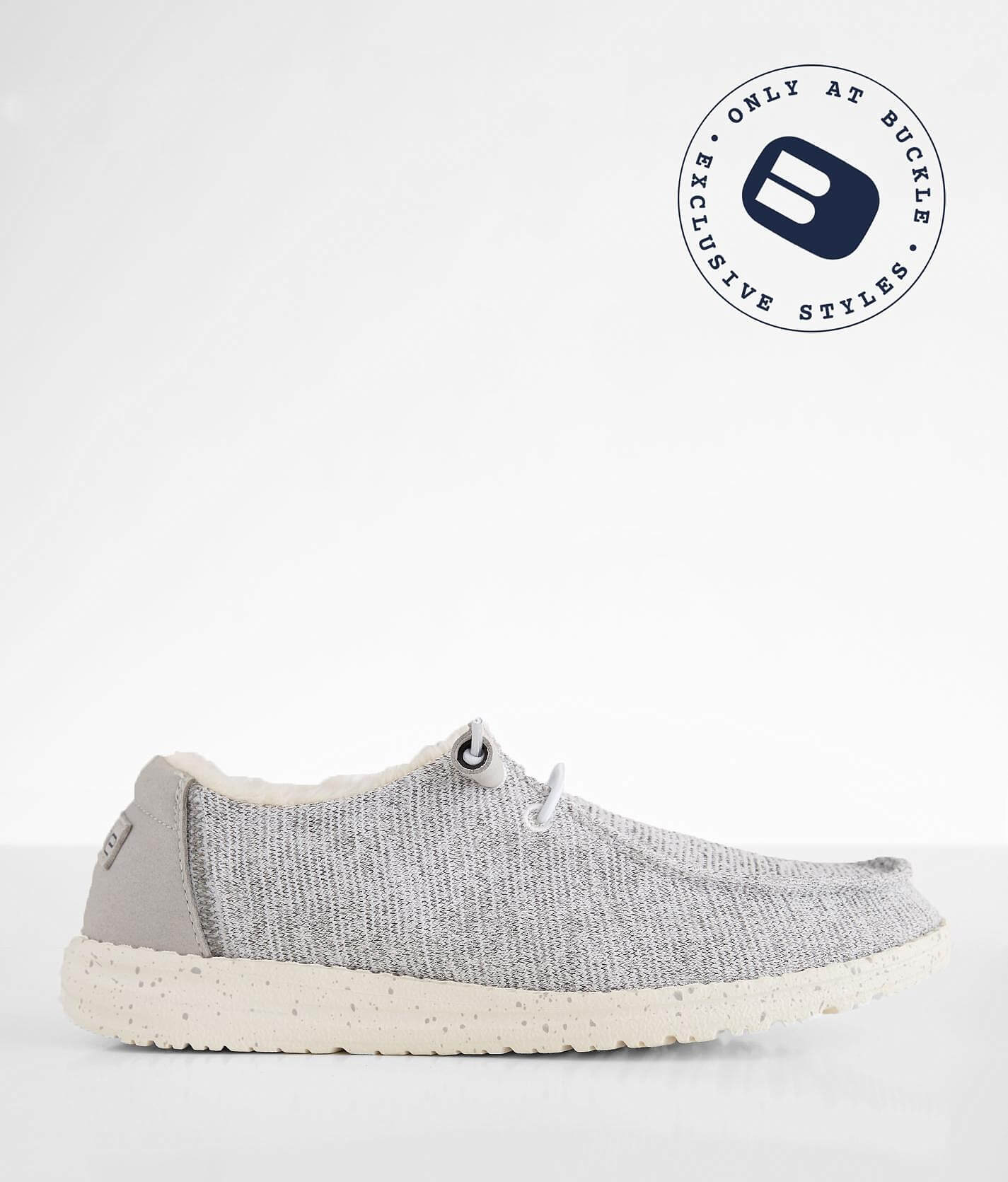 hey dude shoes fuzzy