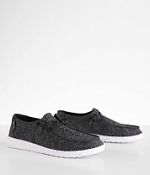 Hey Dude Wendy Raven Stretch Shoe - Women's Shoes in Raven