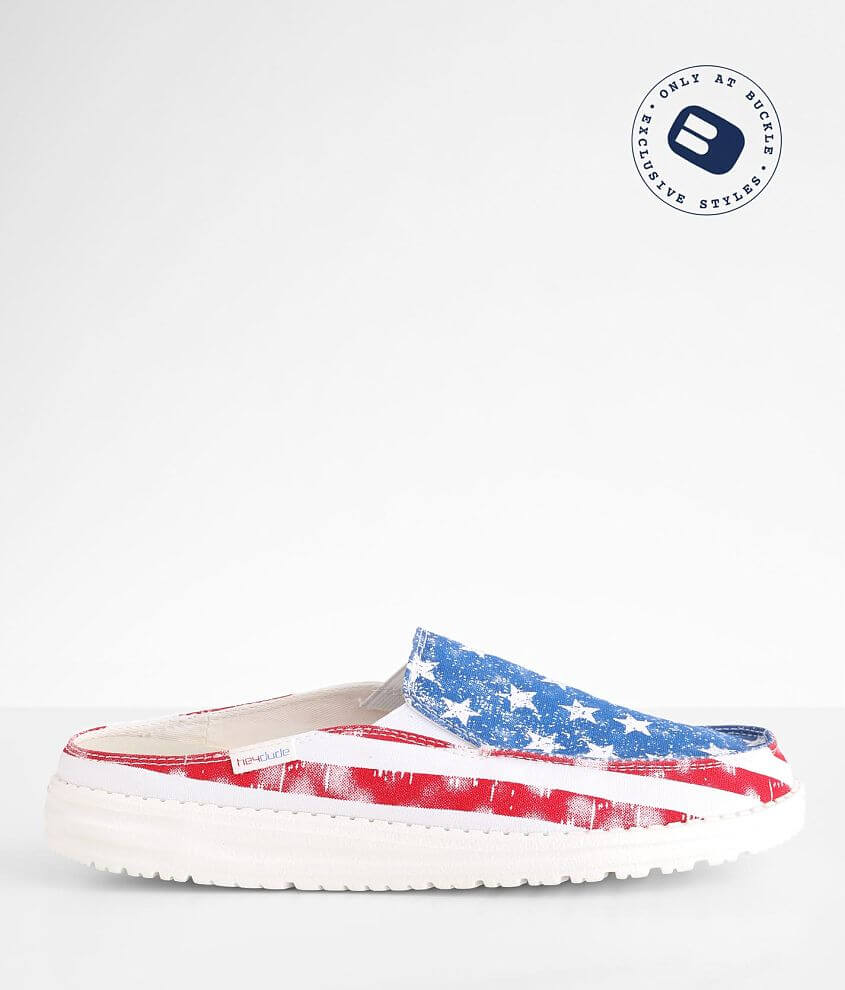 Hey Dude Lexi Star Spangled Mule Shoe - Women's Shoes in Star Spangled