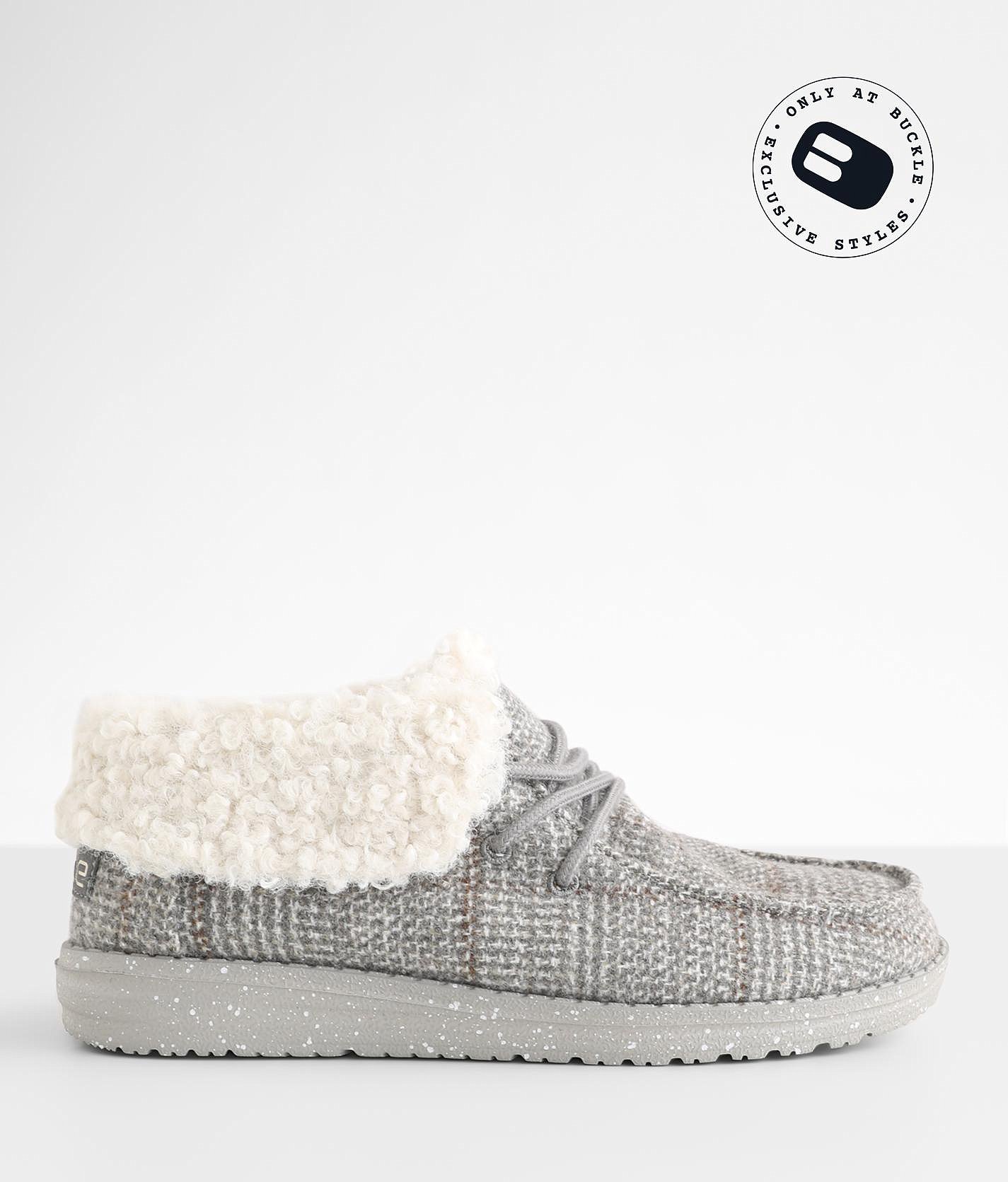 hey dude shoes women's fuzzy