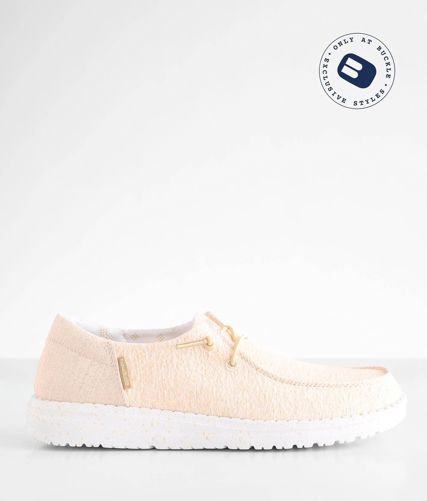Mocassini Hey Dude Wendy Funk In Iuta Rosa - Comodi, Slip-on, Suola Piatta, Perfetti Per Tutti I Giorni