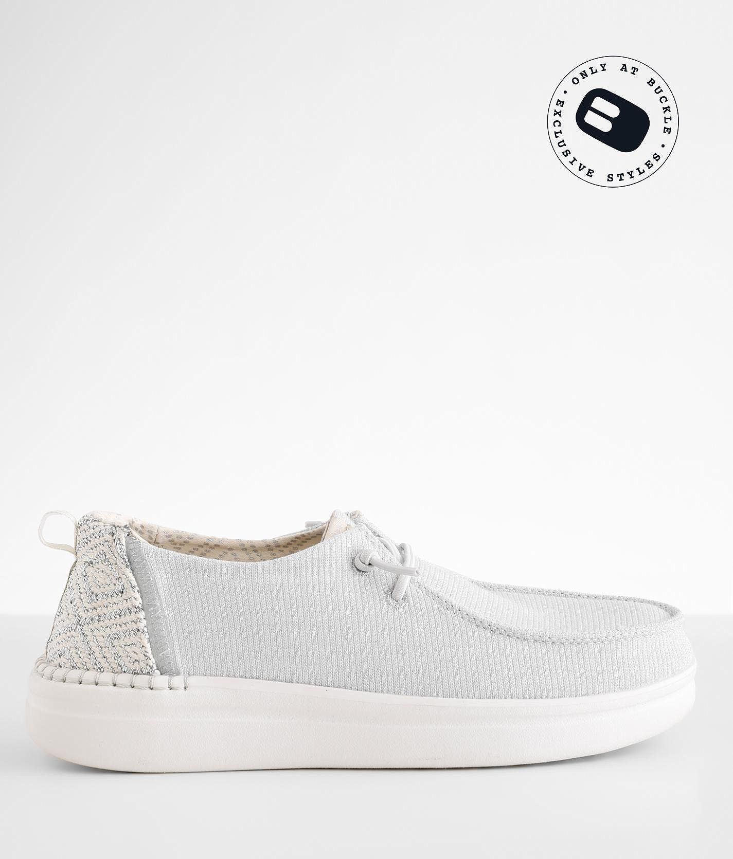 HEYDUDE™ Wendy Rise Sparkle Shoe - Women's Shoes in Silver