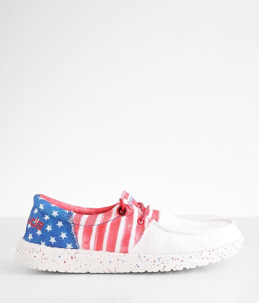 HEYDUDE™ Wendy Sox Tri America Shoe - Women's Shoes in Americana