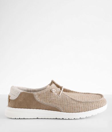 HEYDUDE™ Wendy Tartan Stretch Shoe front view