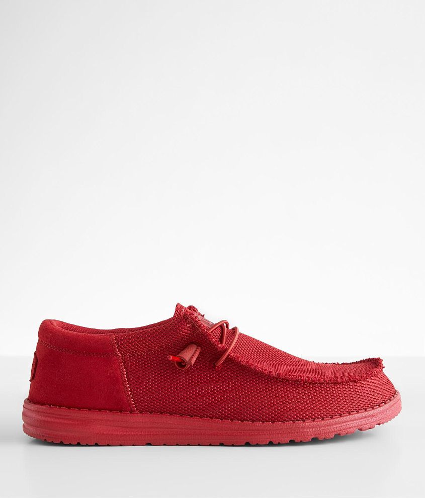 Red hey dude on sale shoes