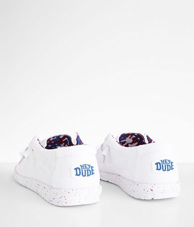 HEYDUDE&#8482; Wally Patriotic Splatter Sox Shoe misc detail 2 view