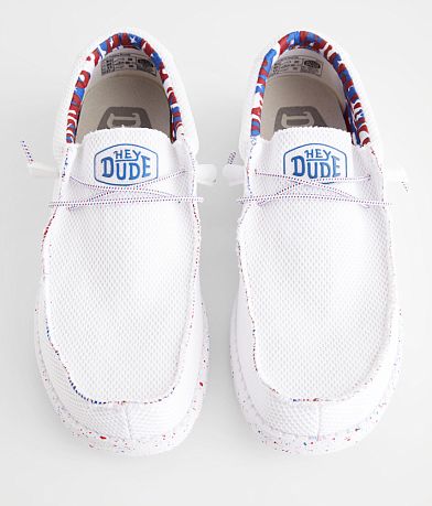 HEYDUDE&#8482; Wally Patriotic Splatter Sox Shoe misc detail 3 view