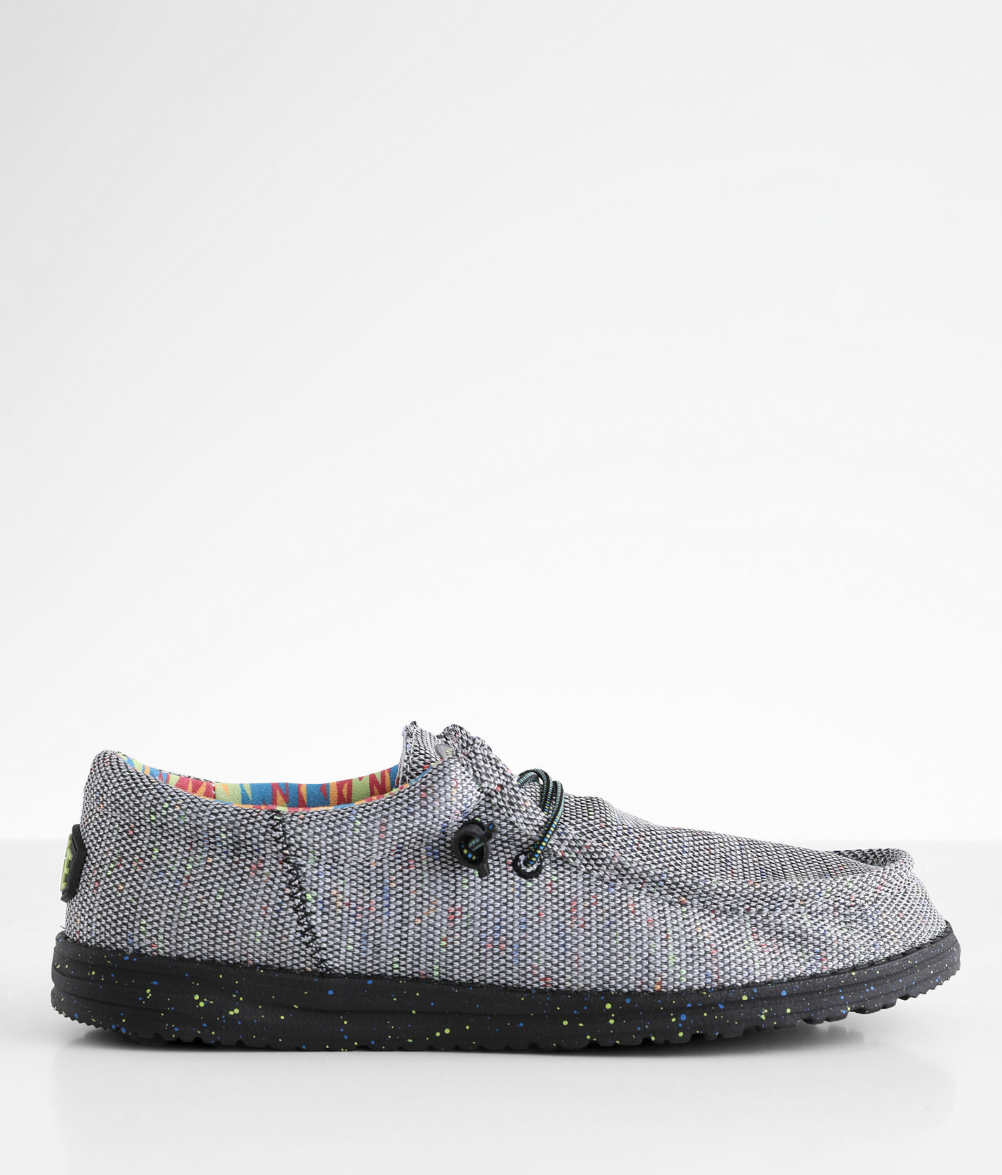 Men's Hey Dude Wally Funk Etno Grey - 110417601 - FINAL SALE