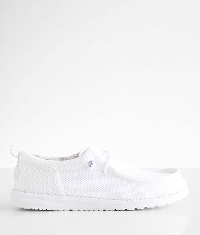 HEYDUDE Men's Wally Sox Shoes in Stone White – Glik's