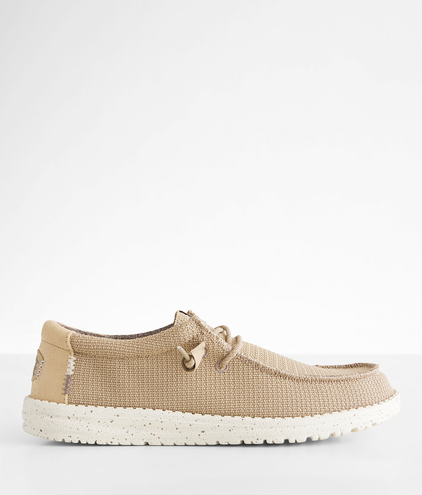 Hey Dude Shoes Mens 12 Tan White Wally Sport Mesh Wide Slip On Loafers Casual‎ Tan Heydude Mens Wally Slip On Sneaker | Rack Room Shoes main image 4