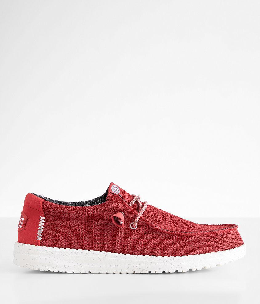 HEYDUDE™ Wally Sport Mesh Shoe - Men's Shoes in Dark Red | Buckle