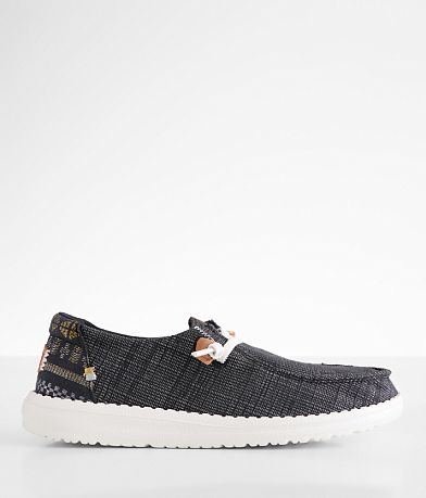 HEYDUDE™ Wendy Slub Baja Stripe Shoe front view