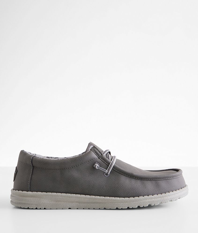 HEYDUDE™ Wally Santa Fe Shoe Men's Shoes in Smoke Grey Buckle