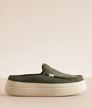 HEYDUDE™ Austin Lift Classic Leather Mule Shoe front view