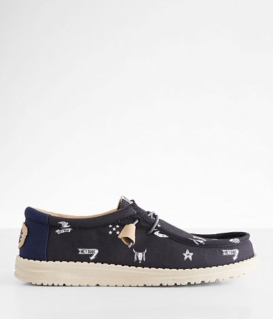 HEYDUDE™ Wally Stars N Skulls Shoe front view