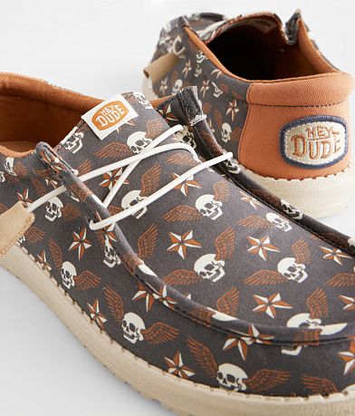 HEYDUDE&#8482; Wally Stars N Skulls Shoe misc detail 4 view