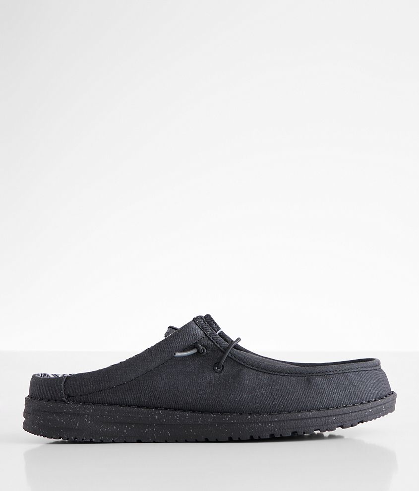 HEYDUDE Wally Slip Canvas Mule Shoe