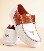 Hey Dude Wally Tri Texas Longhorns Slip-On Shoes Men\'s 11 White Orange 41341-84M Men main image 4