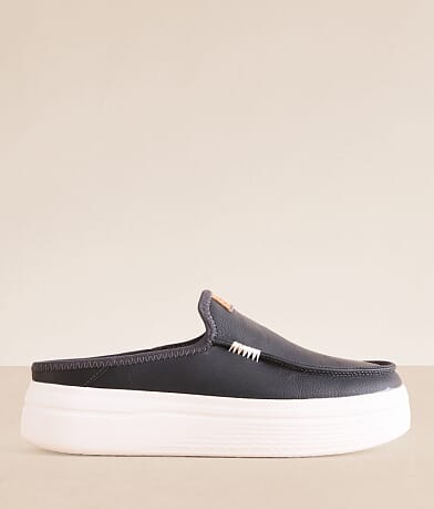 HEYDUDE™ Austin Lift Leather Mule Shoe front view