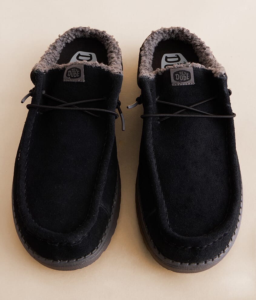Slip Warmth Leather Slipper