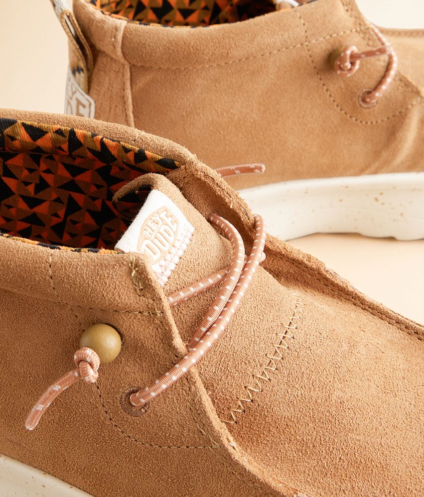 Wendy Peak Hi Suede Shoe