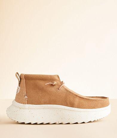 HEYDUDE™ Wendy Peak Hi Suede Shoe front view