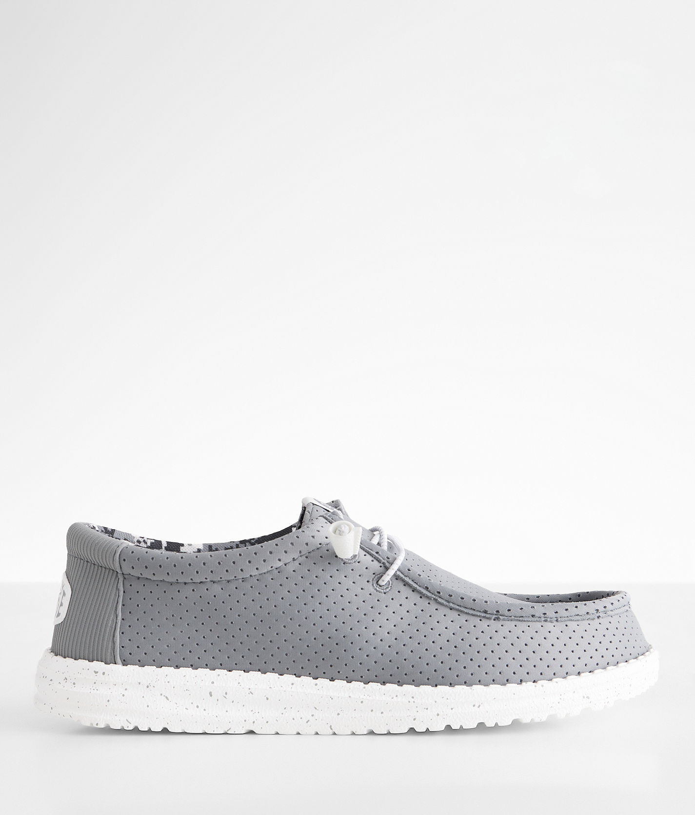 HEYDUDE™ Wally Perforated Shoe - Men's Shoes in Grey | Buckle