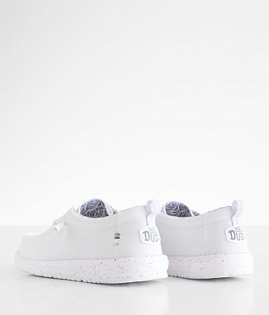 HEYDUDE&#8482; Wally Hybrid White Mesh Shoe misc detail 2 view