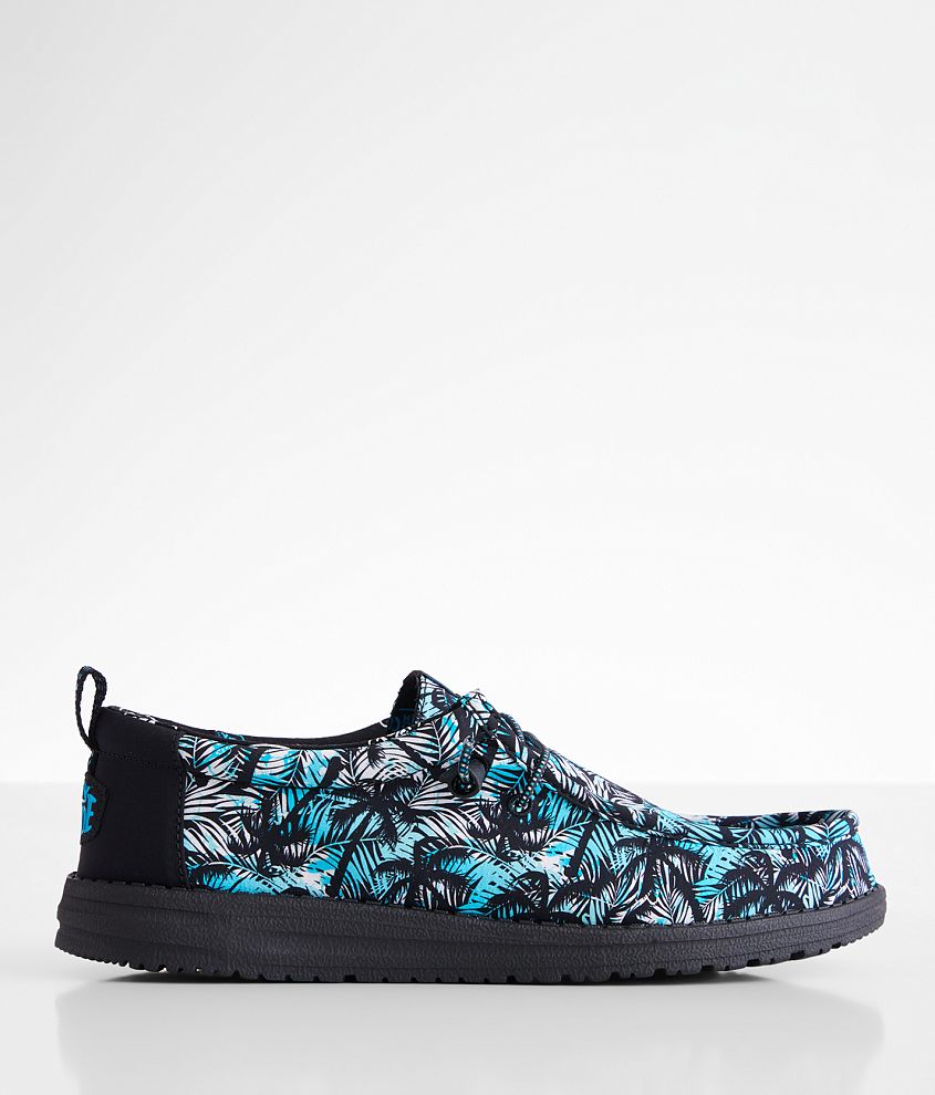 HEYDUDE Wally Blue Palms Shoe