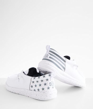 HEYDUDE™ Wally Funk Stars & Stripes Shoe front view