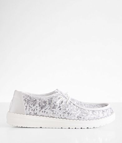 HEYDUDE™ Wendy Sequin Shoe front view