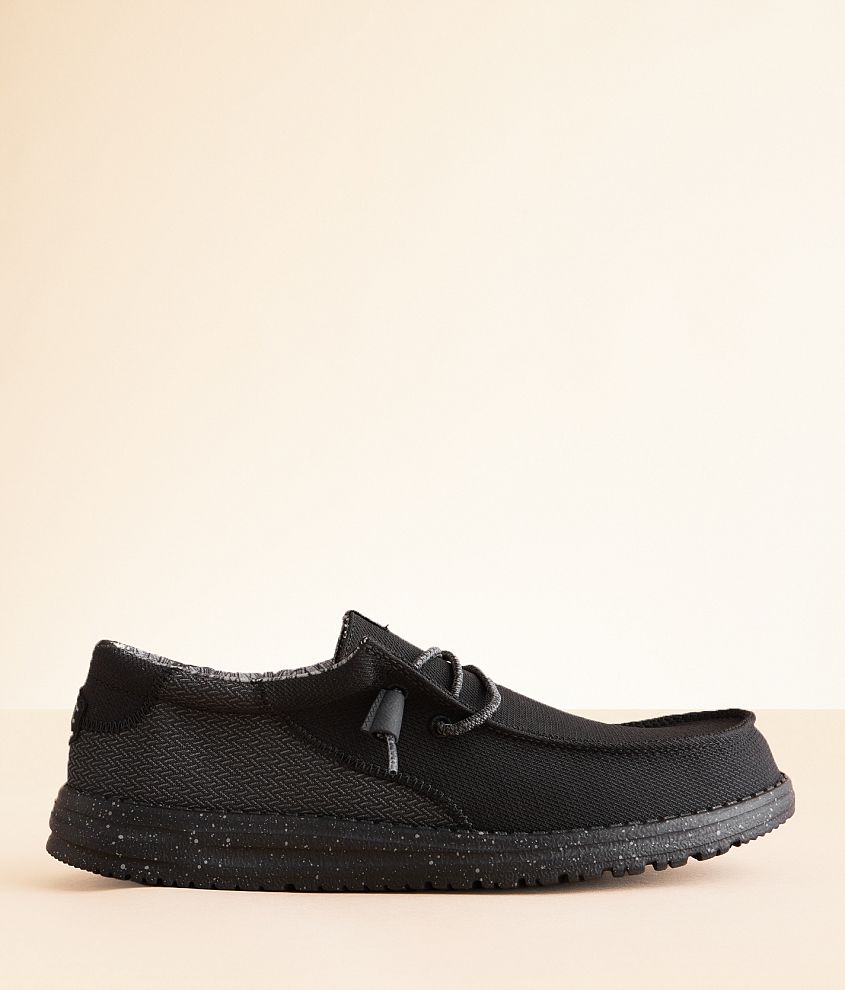 HEYDUDE&#8482; Wally Stitch Melanite Shoe front view