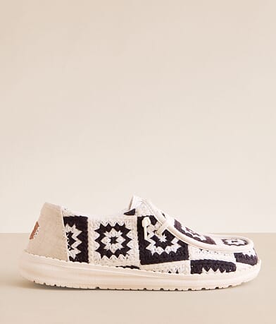 HEYDUDE™ Wendy Cottage Crochet Shoe front view