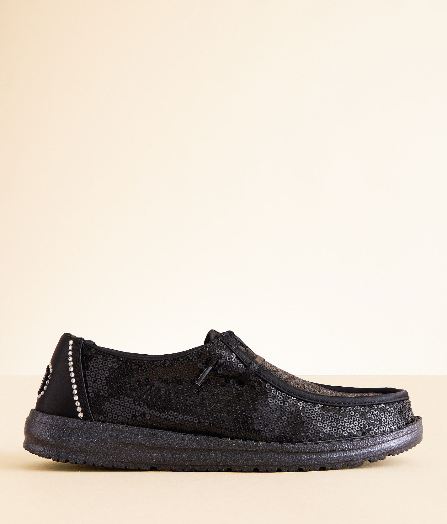 HEYDUDE™ Wendy Disco Sequin Shoe - Women's Shoes in Black