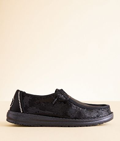 HEYDUDE™ Wendy Disco Sequin Shoe front view