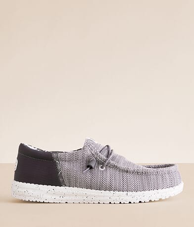 HEYDUDE™ Wally Funk Break Platinum Shoe front view