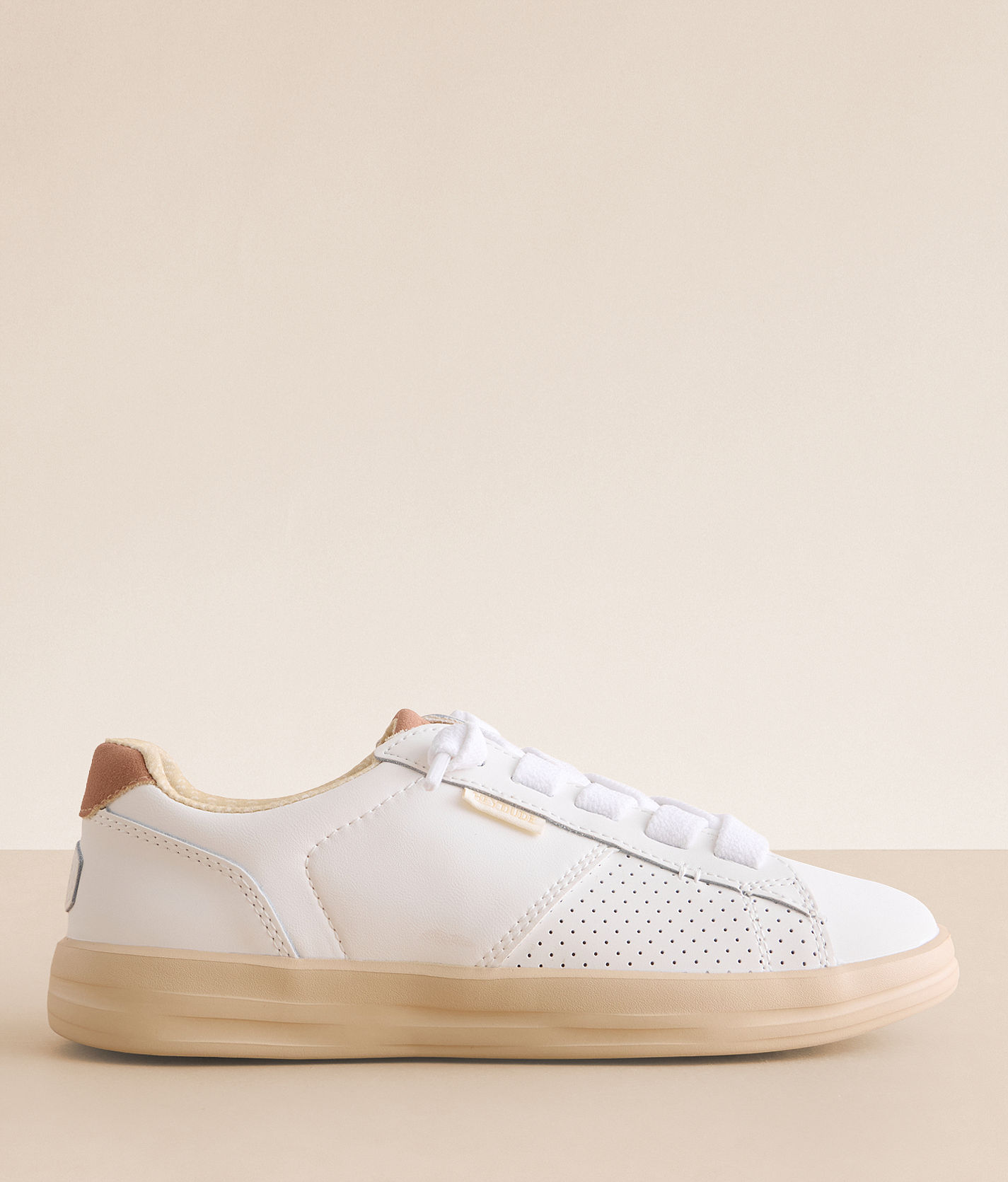 HEYDUDE™ Karina Duo Classic Sneaker - Women's Shoes in White Tan