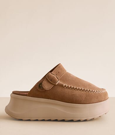 HEYDUDE™ Delray Suede Clog front view