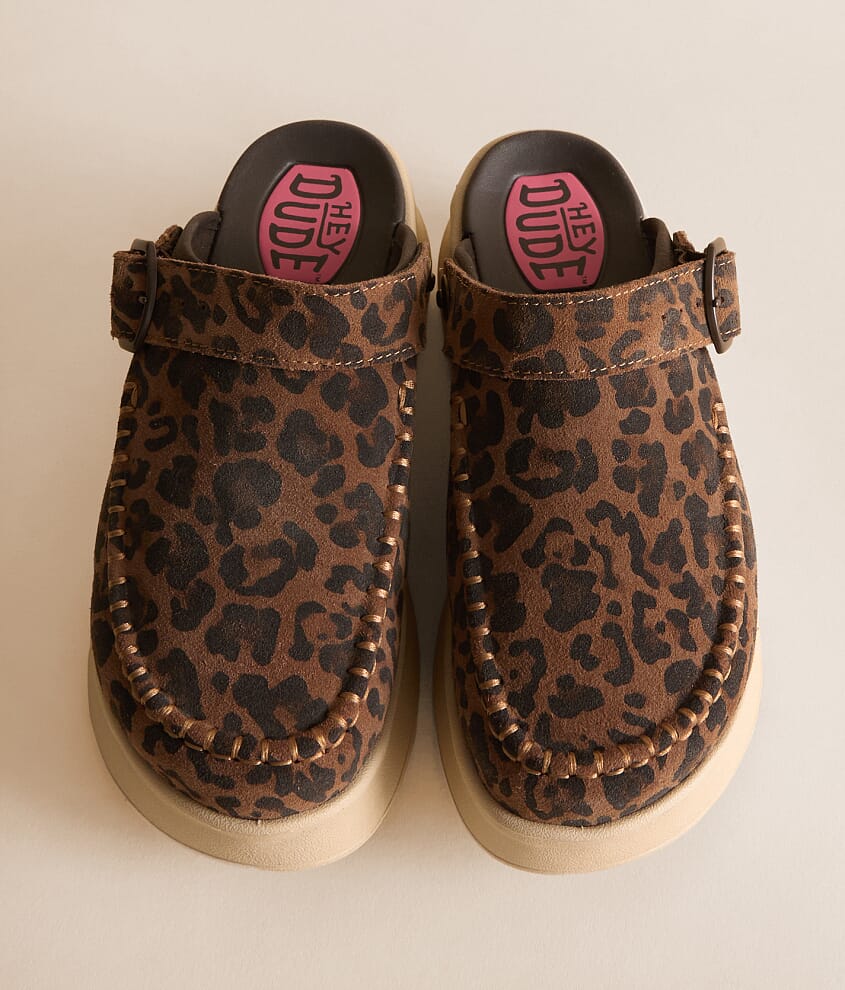 Delray Leopard Print Clog