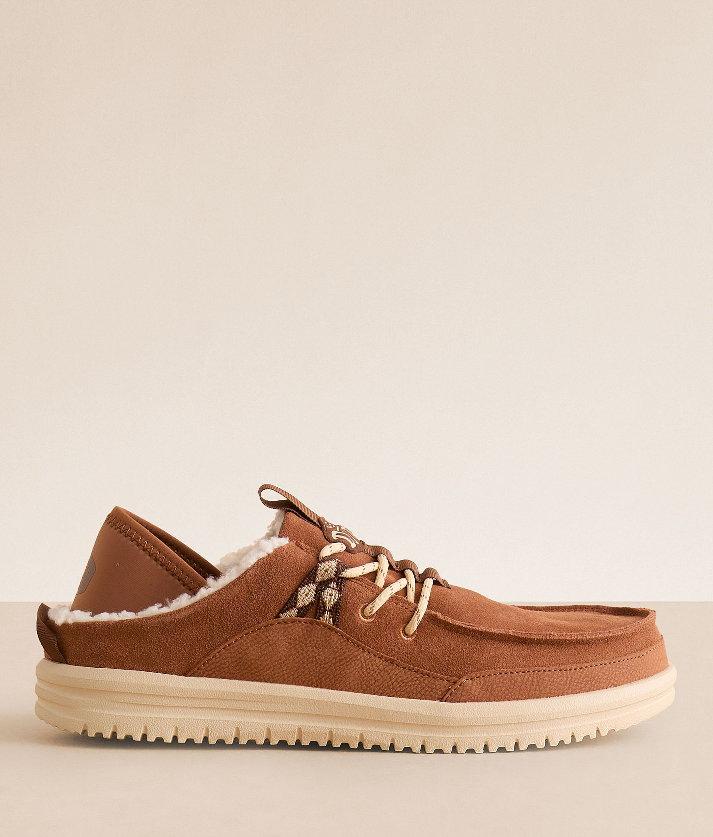 HEYDUDE™ Bradley Blipper Suede Shoe - Men's Shoes in Argan Brown