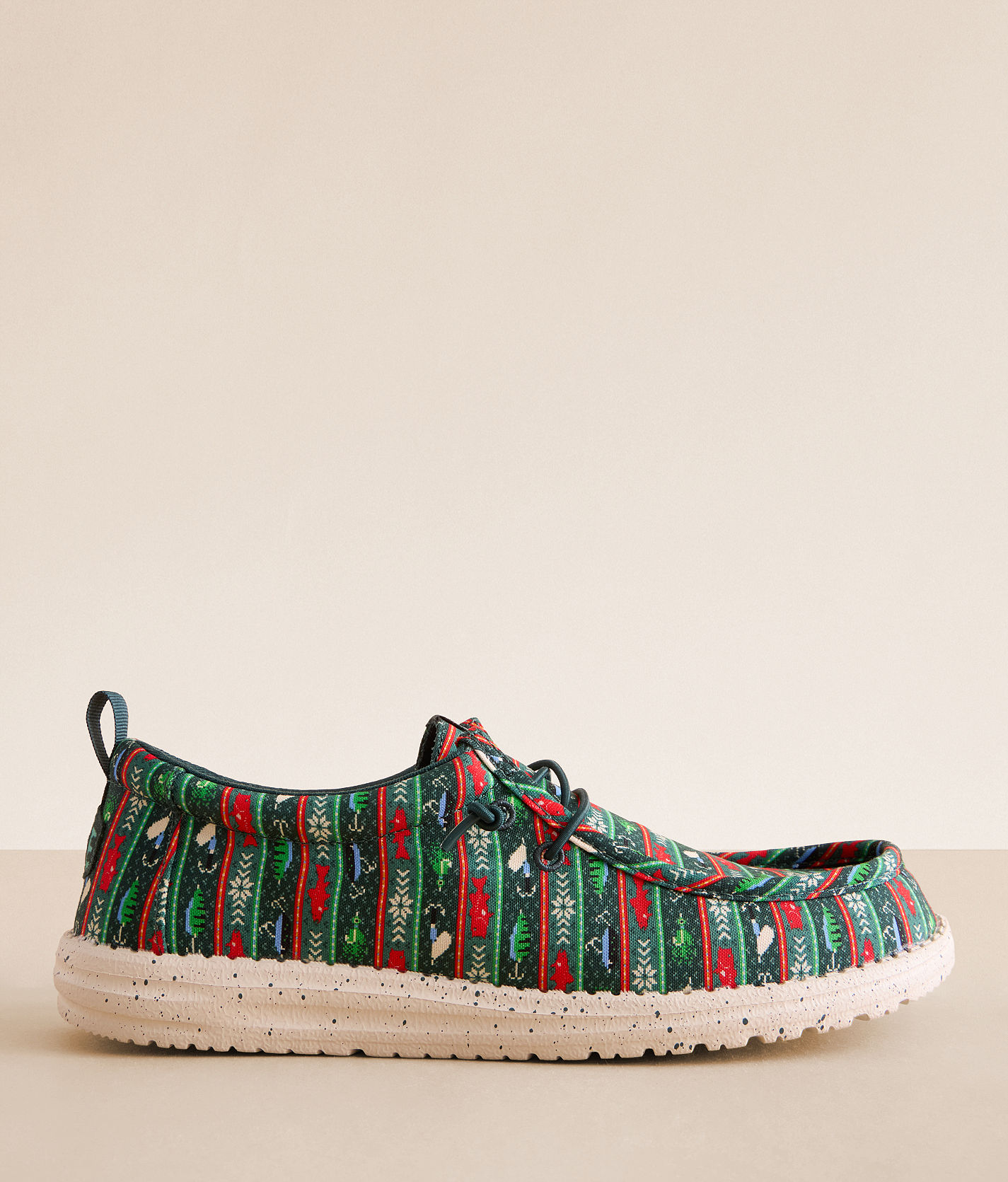 HEYDUDE™ Wally Fishmas Sweater Shoe - Men display picture 3