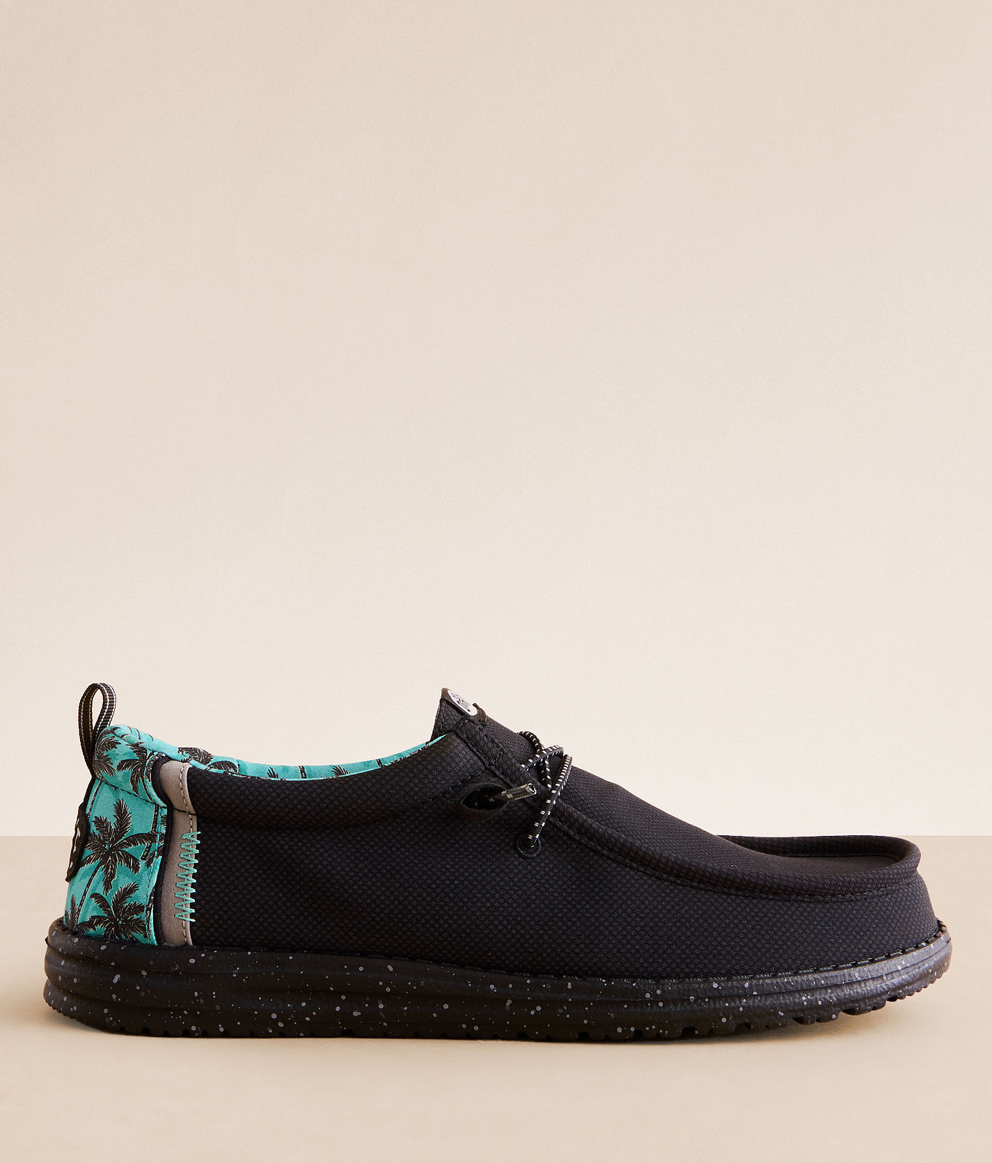 HEYDUDE™ x Departwest Wally Palms Shoe - Men's Shoes in Black Aqua