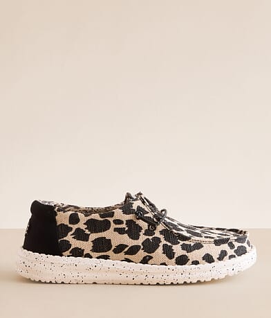 HEYDUDE™ Wendy Cheetah Shoe front view
