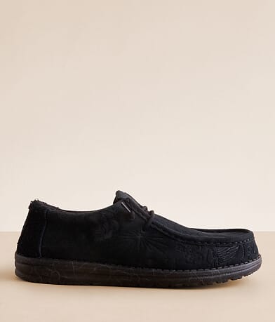 HEYDUDE™ Jelly Roll Suede Debossed Wally Shoe front view