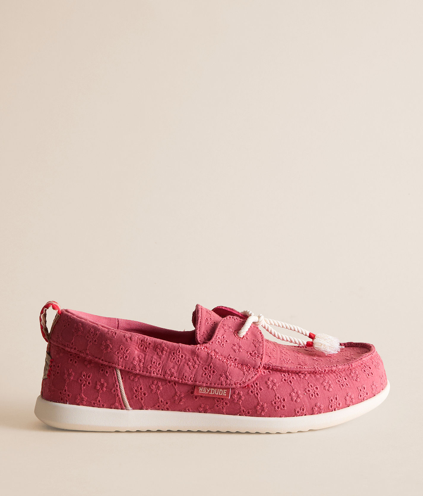 Hey Dude Wally B Stretch Shoe - Clothing in Red Black | Buckle Hey Dude Britt Lumberjack Red display picture 1