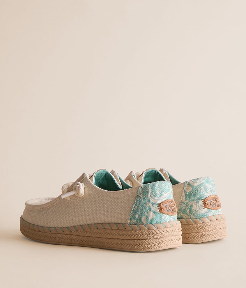 Wendy Espadrille Hibiscus Shoe