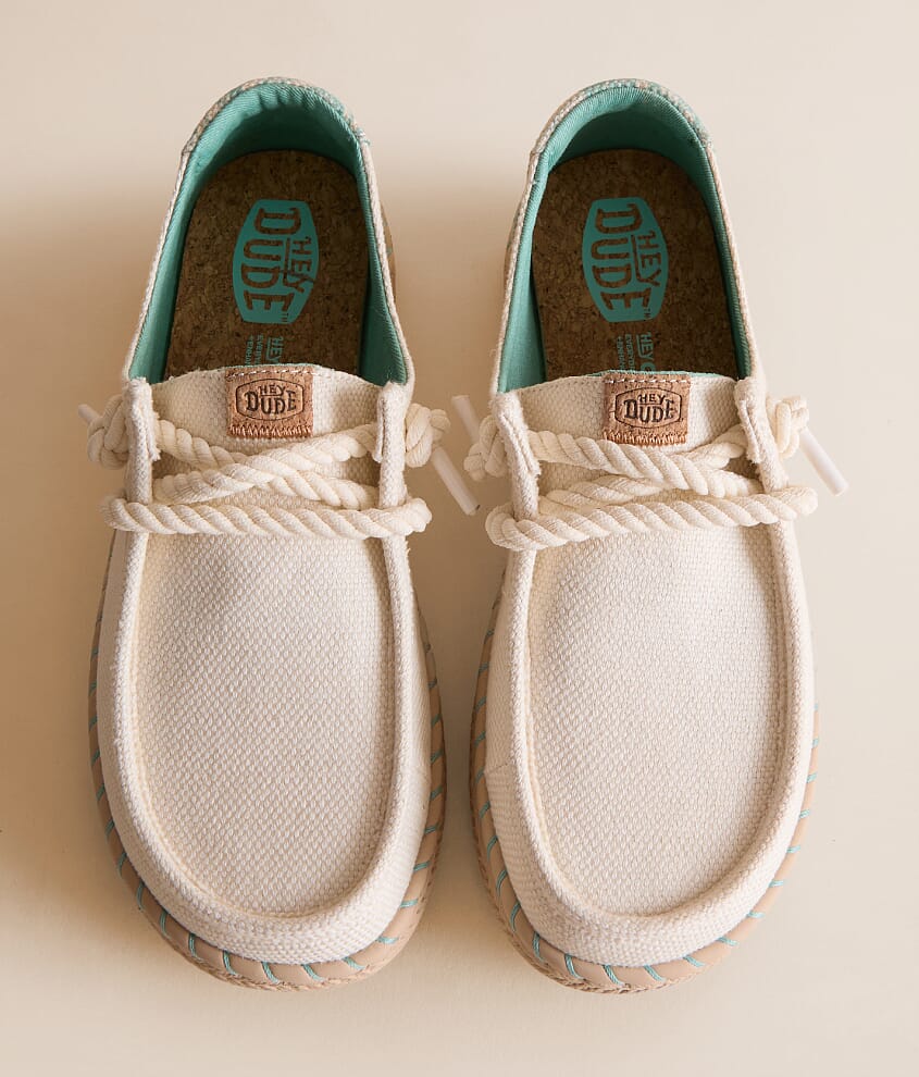 Wendy Espadrille Hibiscus Shoe